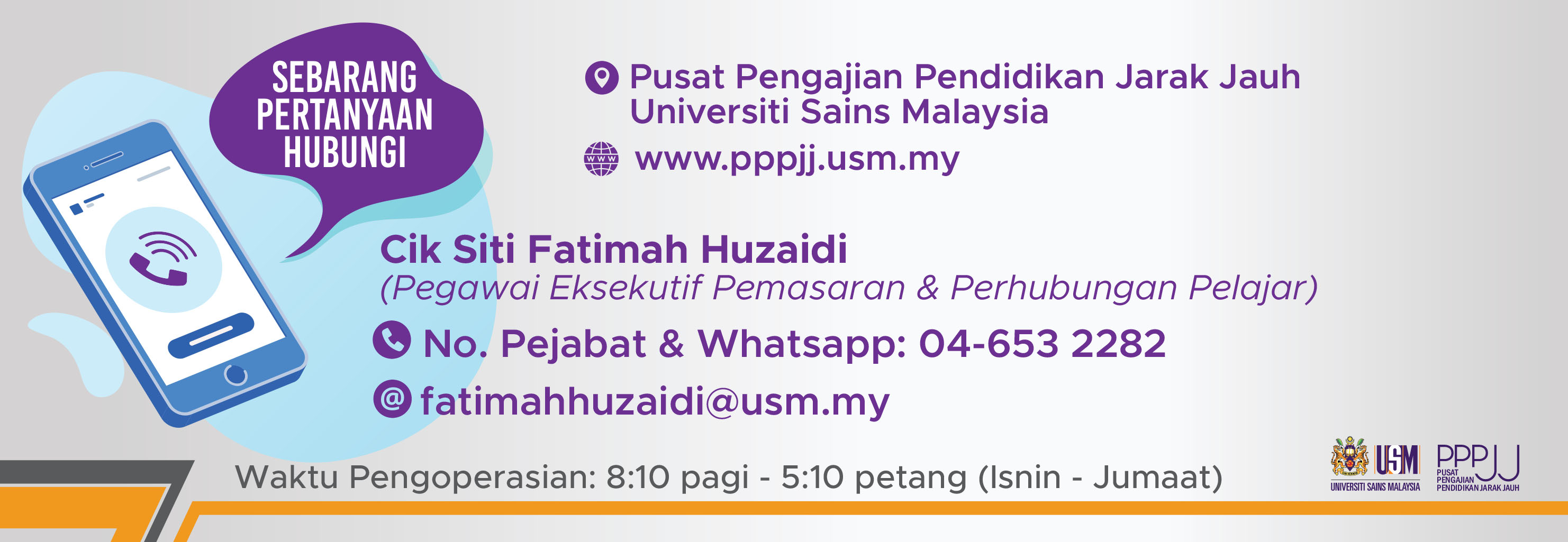 Sebarang Pertanyaan Cik Fatimah web banner 2022